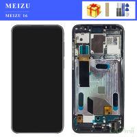 6.0 Super AMOLED Lcd สำหรับ Meizu 16 16th จอแสดงผล LCD หน้าจอสัมผัสอุปกรณ์เสริมสำหรับ Meizu 16 Th M882H / M882Q LCD