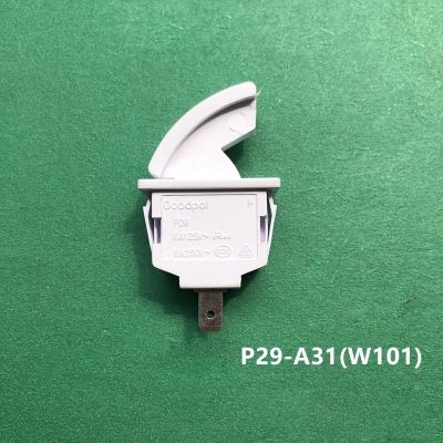 P29-A31สวิตช์ไฟประตู (W101) 2ปลั๊กตู้เย็นอะไหล่ประตูไฟตู้แช่แข็งควบคุมแสงอะไหล่สวิทช์ไฟ