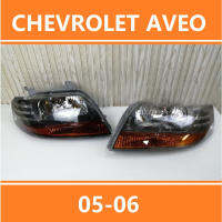 Xps สำหรับ Chevrolet Aveo Hatchback 05 06ไฟหน้า/ไฟหน้า/ไฟฉายคาดศีรษะเลนส์/ไฟหน้า