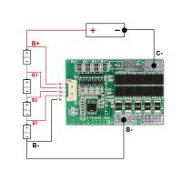 4S 16.8V 30A Ternary Li-Ion Battery Protection Board BMS with Equalization Battery Protection Board 18650 Battery Charger PCB Protection Board