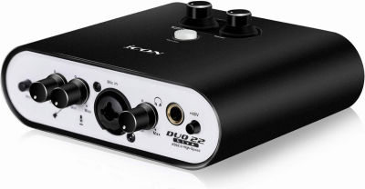 Icon Pro Audio Duo 22 Live USB Audio Interface with Mobile Streaming Capabilities, (1 mic preamp) Duo 22 Live (1 mic preamp)