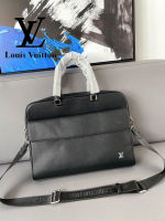 ❤[In Stock]]❤Fashion brand L.V mens new business bag fashion Joker business bag 100% high quality business bag handbag shoulder bag business mens perfect choice size 29 x 38 cm