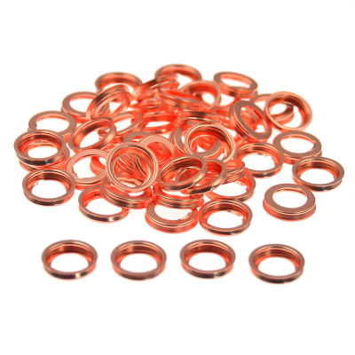 50pcs Multifunctional OE 11026JA00A Metal Crush Portable Washer Oil Pan Screwing Gaskets Rings for NISSAN Auto Car Accessories