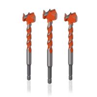 Carpentry openings for extended alloy thread wood electric wrench open short 6.35 mm drill bit hexagonal shank openings for