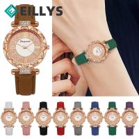 （A Decent035）ElegantDesign Women WatchesLeather StrapWatch LadiesWristwatches Fashion FemaleClock