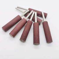 Cylindrical Head Sandpaper Stick Steel Shank Sand Paper For Polishing Grinding Abrasive Grit Burs Stick Sanding Abrasive Tool