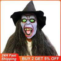 Opp Bag Latex Mask Long Hair Grimace Household Products Simulation Mask Witch Shape Household Wear A Hat Headgear Simulation