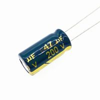 10pcs/lot 200V 47UF 10x20 20  RADIAL Aluminum Electrolytic Capacitor 47000nf 20