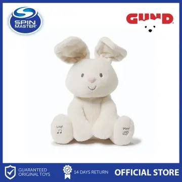 Baby GUND Flora The Bunny Animated Plush Stuffed Animal Toy, Cream, 12 inch