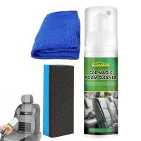 Car Interior Cleaner Car Foam Cleaner Non-Irritating Leather Decontamination Portable Car House Foam Cleaner For Dashboards Upholstery Care