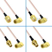 1pcs SMA to SMB connection cable RF cable SMA male to SMB female coaxial extension adapter cable SMB female