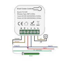 Tuya สวิตช์ม่านบังตาชัตเตอร์ RF433 Wi-Fi สมาร์ทไลฟ์พร้อมรีโมทสำหรับลูกกลิ้งไฟฟ้าชัตเตอร์ครีมกันแดด Google Home