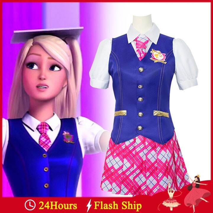 RH Anime Barbie Princess Charm School Uniform Costume For Women With ...