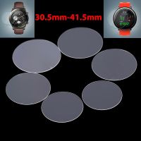 2Pcs Diameter 31.5-41.5mm 35.5 37.5mm Universal Round Tempered Glass Screen Protector Cover For Armani Casio Xiaomi Smart Watch