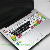 【Xiaohongs keyboard film 】[Hot] 15.6ซิลิโคนคีย์บอร์ดผิวสำหรับ Asus X550 A53 K53 A52J N53S X53 A52J N73J N61J K52 K52J X501 A55V X550V X55V