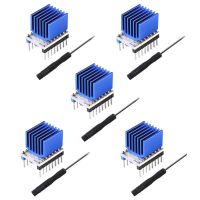 Holiday Discounts 5Pcs TMC2209 V3.0 Stepper Motor Driver For 3D Printer With Heatsink Microsteps Current 2.8A Peak For Reprap Ramps1.4 MKS Gen