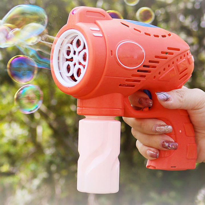 Electric Bubble Machine Flashing Light Music Automatic Bubble Blower ...