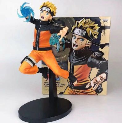 20ซม.Uchiha Sasuke PVC ตุ๊กตาขยับแขนขาได้ Uzumaki Naruto Anime Naruto Shippuden การสั่นสะเทือนดาว Figurine