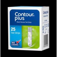 ▼✲ ?​ contourplus​ ⭐แผ่นตรวจน้ำตาลปลายนิ้ว​ exp11/2023​