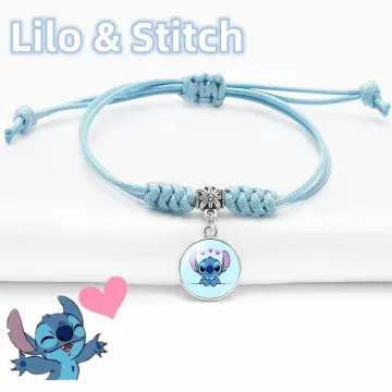 Disney Cartoon 925 Sterling Silver Lilo & Stitch Charm Pendant Fit Pandora  Bracelet Original Women Jewelry Christmas Gifts Toys
