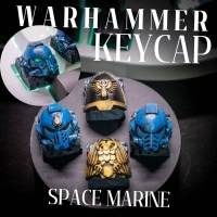 Artisan keycap Warhammer space marine สำหรับ mechanical keyboard