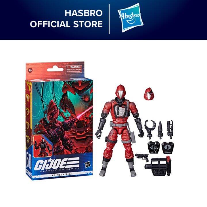 G.I. Joe Classified Series CRIMSON B.A.T. Action Figure 60 Collectible Toy, Multiple Accessories ...