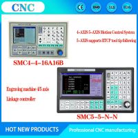 ☜☫ Offline 4/5 axis CNC motion control system engraving machine controller SMC4-4-16A16B SMC5-5-N-N supports RTCP standard G code