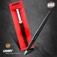 LAMY ปากกาหมึกซึม ลามี่ จอย สีดำ ปลอกเทา - LAMY Joy Black Fountain Pen พร้อมกล่องและใบรับประกัน [เครื่องเขียน pendeedee]