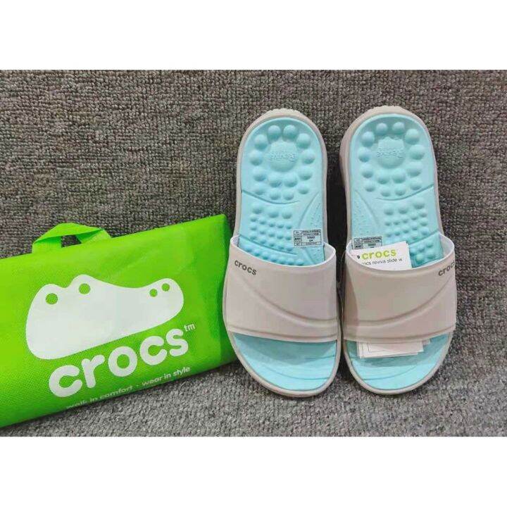 crocs new ladies massage foot slippers, ECO Lazada PH