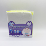 Khăn Sữa Unmei Xuất Nhật Cao Cấp 6 Lớp 100% Cotton Cho Bé Từ Sơ Sinh
