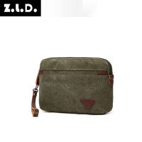 2021 Man Canvas Bag Top Quality Men S Wallet Coin Purse Multi-Function Male Handbag Mobile Phone Bag Large Capacity Clutches