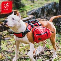 Fenice Professional Reflective Pet Dog Backpack Outdoor Multi-functional Removable Two-in-one Dog Waterproof Bag