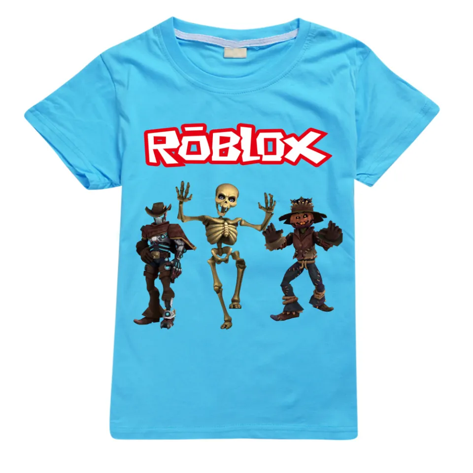 Kids Boys Girls Roblox Anime Short Sleeved Tops Children's New New