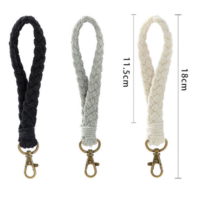 unique-key-holders-leather-keychain-accessories-woven-pendant-bracelets-handmade-key-chains-braided-key-rings