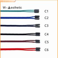 W-AESTHETIC โพลีเอสเตอร์ ห่วงโซ่แว่นอ่านหนังสือ เครื่องมือสำหรับแว่นตา อุปกรณ์เสริมแว่นตา สายคล้องแว่นกันแดด แบบพกพาได้ มี6สี สายแว่นตา ผู้หญิงผู้ชาย