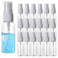 50pcs 30ml 50ml 60ml Mist Spray Bottles with Fine Mist Sprayer Pump Plastic Bottles Refillable Makeup Travel Cosmetic Container Travel Size Bottles Co