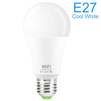 E27 B22 WiFi Smart LED Light Bulb Dimmable Wifi Led Lamp 15W Wireless Control Compatible with Amazon Alexa Google Assistant