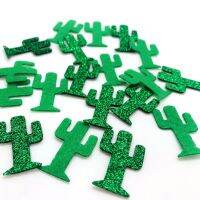 【CC】 10g Cactus Happy Birthday Table Scatters Decorations Glitter non-woven Supplies