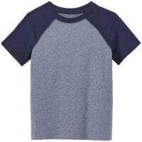 Cat &amp; Jack Toddler Boys Jersey Knit Short Sleeve T-Shirt Navy 12M