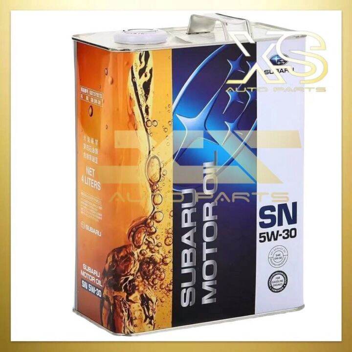 💯ORIGINAL💯 SUBARU XV ENGINE OIL 5W30 SN FOR GASOLINE ENGINES | Lazada