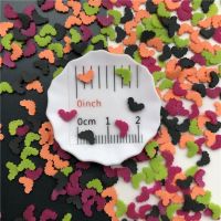 ELEGANT 50g Halloween Bat Polymer Clay Sprinkle For Kids Diy Soft Clay For Craft Clay/Nail Art /Scrapbook Decoration DIY Craft Filler