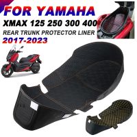 แผ่นรองที่เก็บของท้ายรถหนังกล่องเก็บของสำหรับมอเตอร์ไซค์ยามาฮ่า X-MAX XMAX 300 125 XMAX 250 400 2017 - 2021