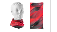 ผ้าพันคอ อเนกประสงค์ Audi Sport tubular scarf, red/ grey