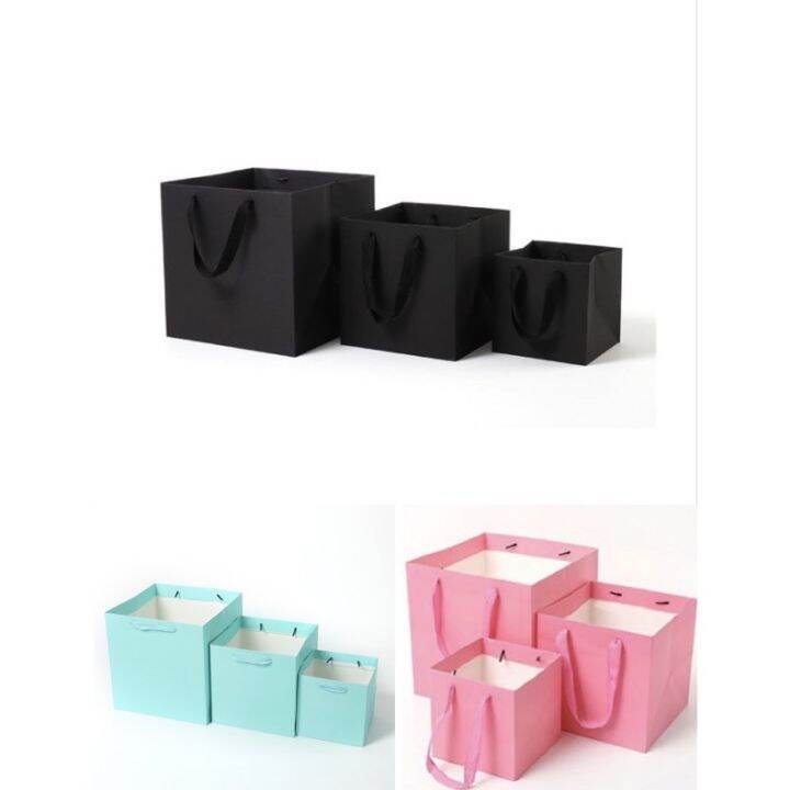  colour square paper bags lazada