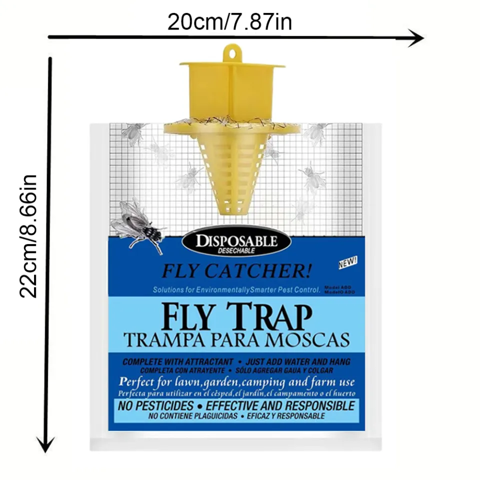 Disposable Fly Trap Non Toxic Outdoor Insect Killer Catcher Bag