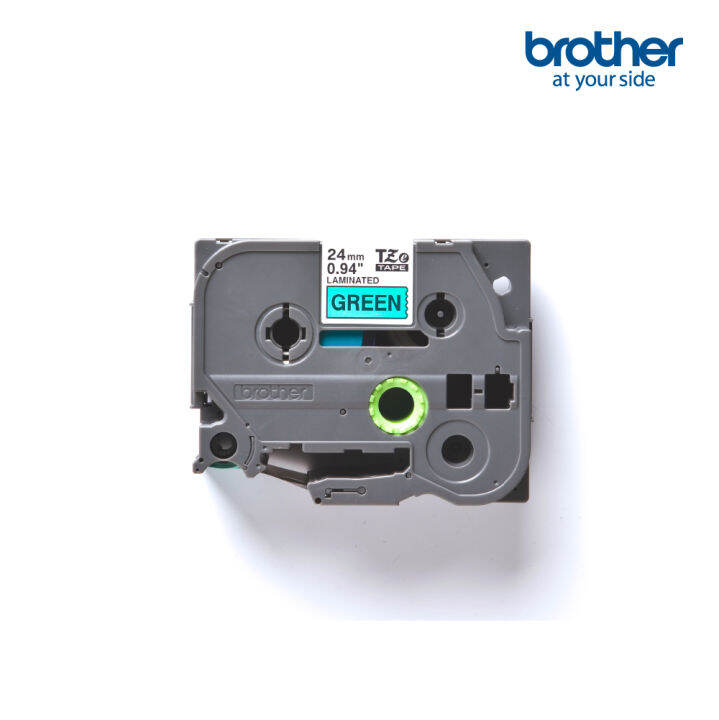 brother-p-touch-tape-tze-751-เทปพิมพ์อักษร-ขนาด-24-มม-ตัวหนังสือดำ-บนพื้นสีเขียว-แบบเคลือบพลาสติก-ของแท้