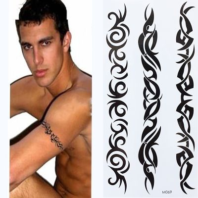 【YF】 Waterproof Temporary Tattoo Sticker fire flame totem dragon hawk henna tatto stickers flash for women men