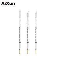 AiXun เคล็ดลับเครื่องเชื่อมเหล็ก C210ทองแดงพิเศษสำหรับ Aixun การเปลี่ยน T3B บัดกรีแกนความร้อนอุปกรณ์ช่างเชื่อม SMD Rework