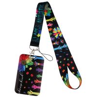 I AM Autistic Lanyard Neck Strap for Key ID Card Phone Straps Badge Holder DIY Hanging Rope Doctor Nurse Accessories Phone Charms