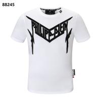 Top  Men Short Sleeve Cotton Tees Fashion Philipp Plein Personality Design Print T-shirt Casual Top